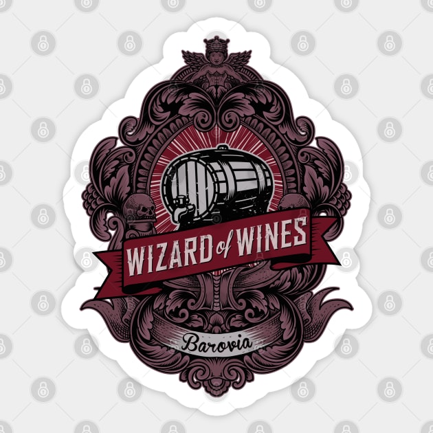 WIZARD OF WINES BAROVIA Sticker by Aftalnoran